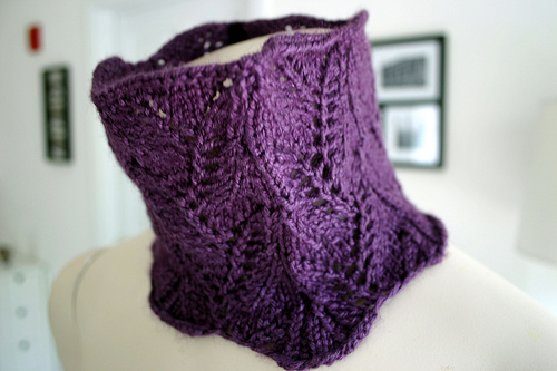 Finished Project - Lace Neckwarmer