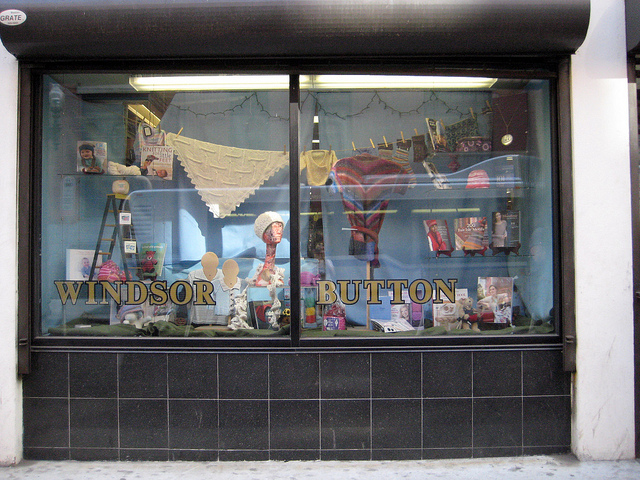 Yarn Shopping in Boston - Windsor Button