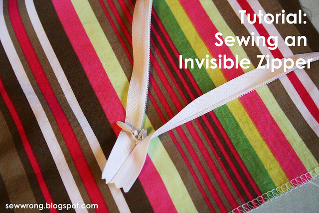 Tutorial: Sewing an Invisible Zipper